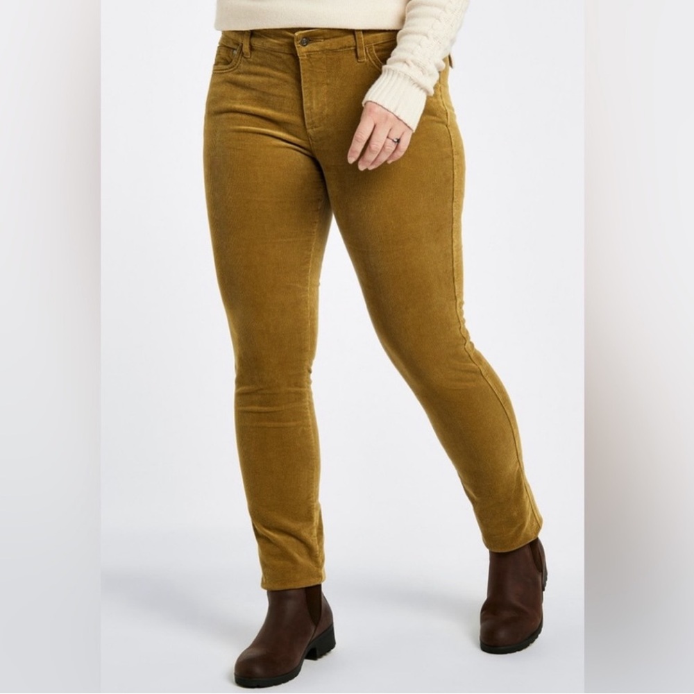 Levis 721 High-Rise Skinny Honeysuckle Brown Corduroy